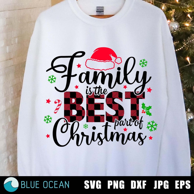 Family is the Best Part of Christmas SVG Family Christmas - Etsy