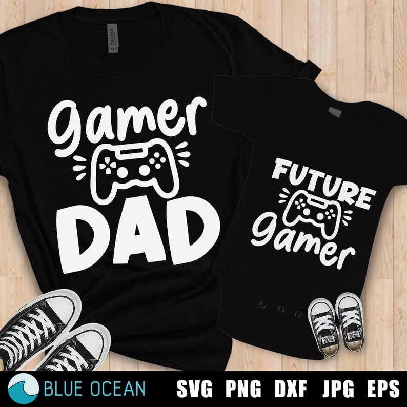 Gamer Dad SVG Future Gamer SVG Fathers Day SVG Dad and Me - Etsy