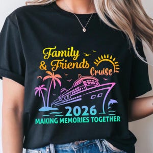 Cruzeiro em Família e Amigos 2026 SVG, Cruzeiro 2026 PNG, Camiseta de Cruzeiro PNG, Férias em Cruzeiro 2026 imagem 10