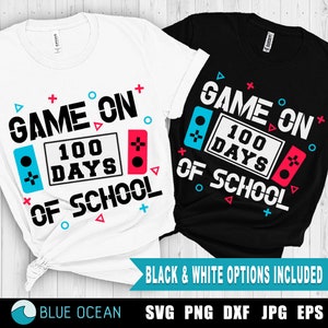 Spiel über 100 Tage Schule SVG, 100 Tage Jungen SVG, 100 Tage Videospiel SVG, Level 100 Tage Abgeschlossen, 100 Tage Gamer,