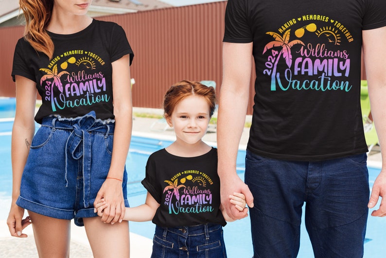Family Vacation SVG, Family Vacation 2024, Making memories together, Vacation shirt 2024 SVG image 3