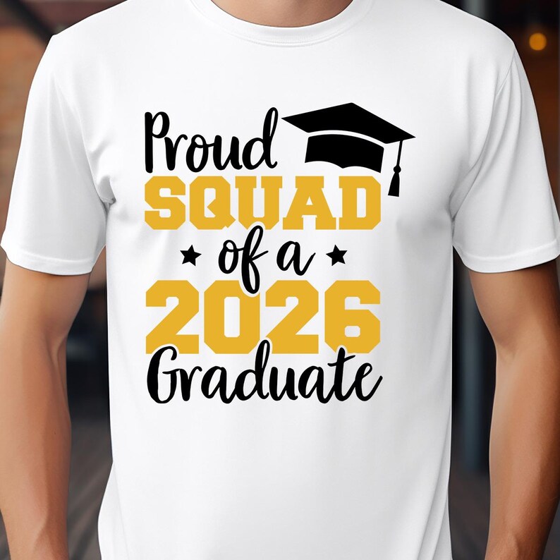Paquete SVG familiar para estudiantes de último año de 2026 (descarga digital) imagen 4