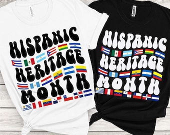 Bandeiras do Mês da Herança Hispânica PNG (Download Digital)