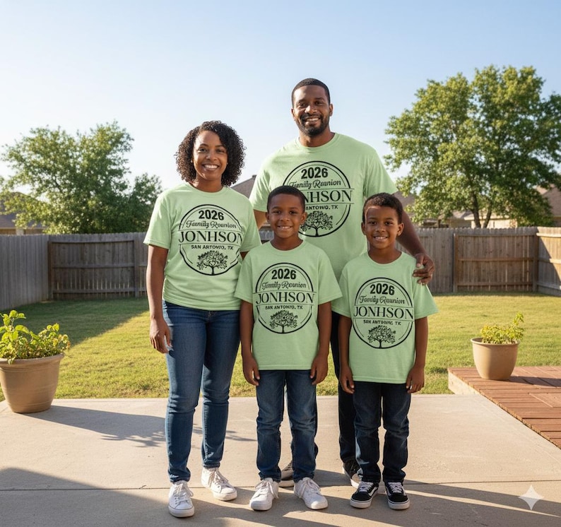 Family Reunion SVG, Family Reunion 2026 PNG shirt, Custom Name (digital file for DTF Sublimation Cricut) image 8