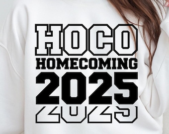 Homecoming 2025 SVG: HOCO School Shirt Design (Digital Download)