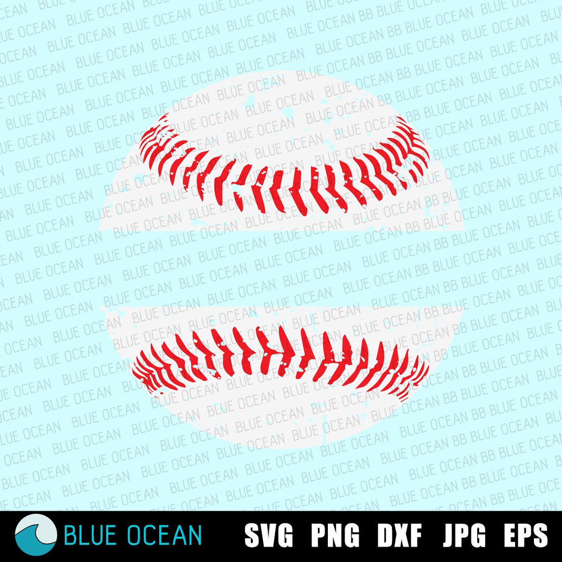 Split Baseball SVG Baseball Monogram SVG Baseball Team Cut - Etsy