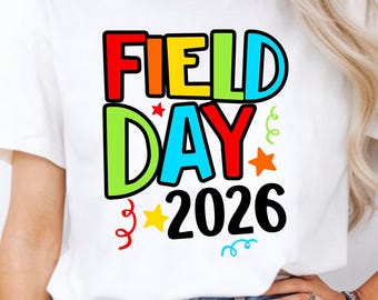Field Day 2026 SVG, School Game Day PNG (Digital Download)