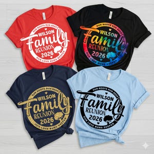 Family Reunion 2026 SVG, Roots Design (Digital Download) image 1