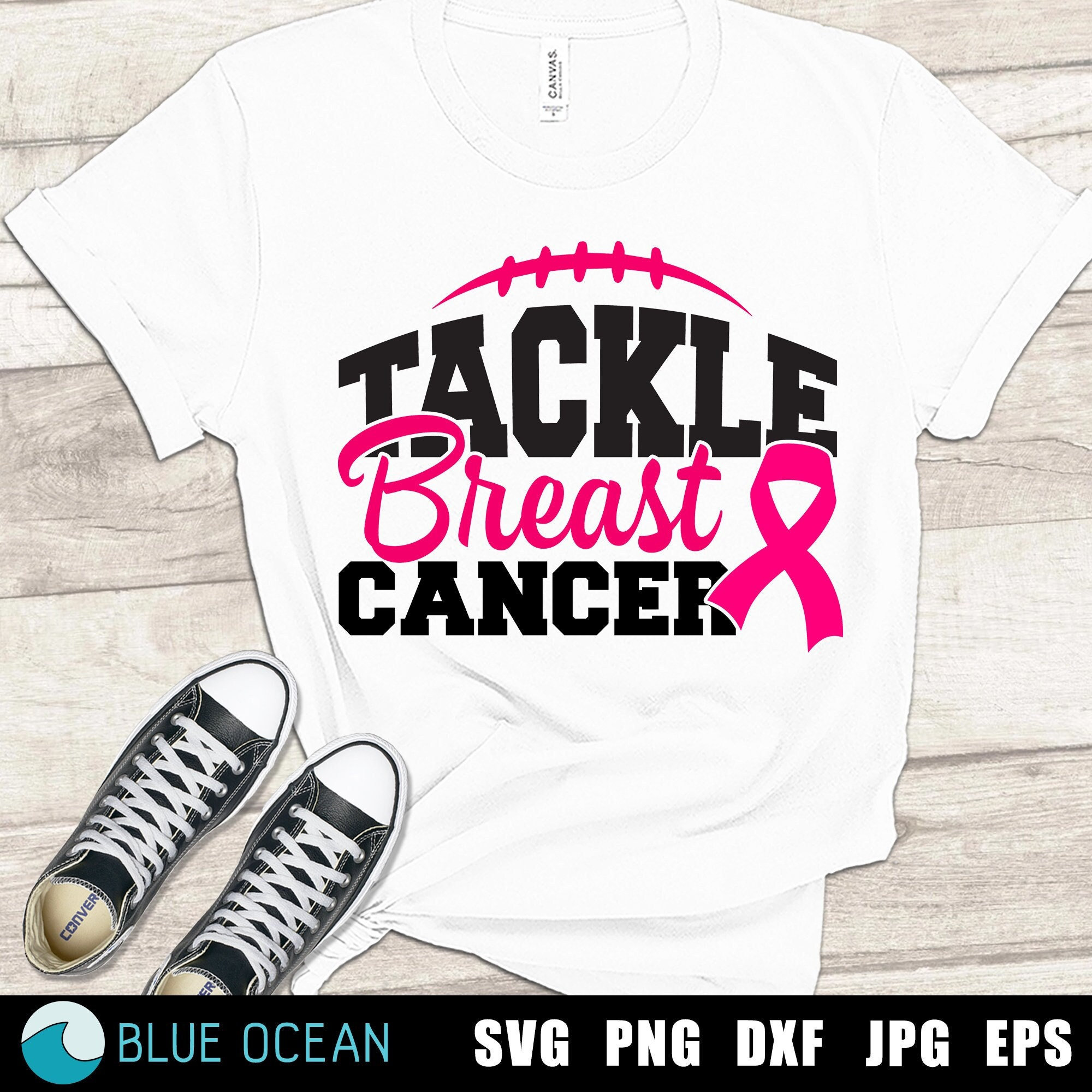 Tackle Breast Cancer Svg Png Eps Pdf Breast Cancer Svg - Etsy