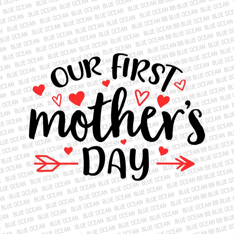 Our First Mother’s Day SVG Mothers Day SVG Mommy and Me - Etsy