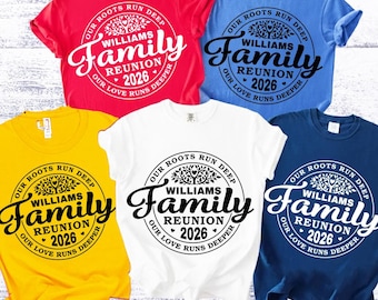 Family Reunion 2026 SVG, Our roots run deep but our love runs deeper SVG (digital download DTF Sublimation Cricut)