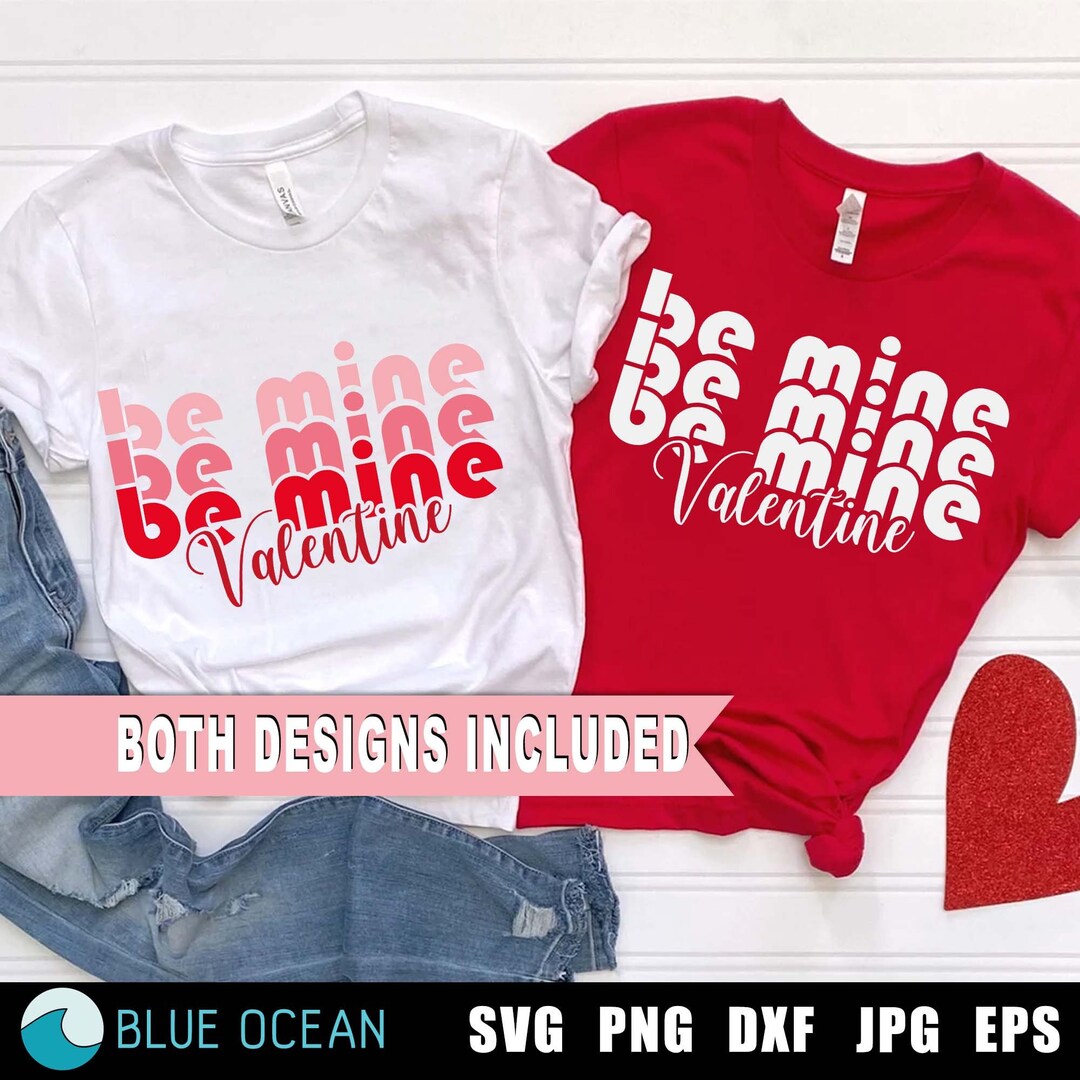 Be Mine Valentine SVG, Valentines Day SVG, Be Mine SVG, Retro Valentine ...