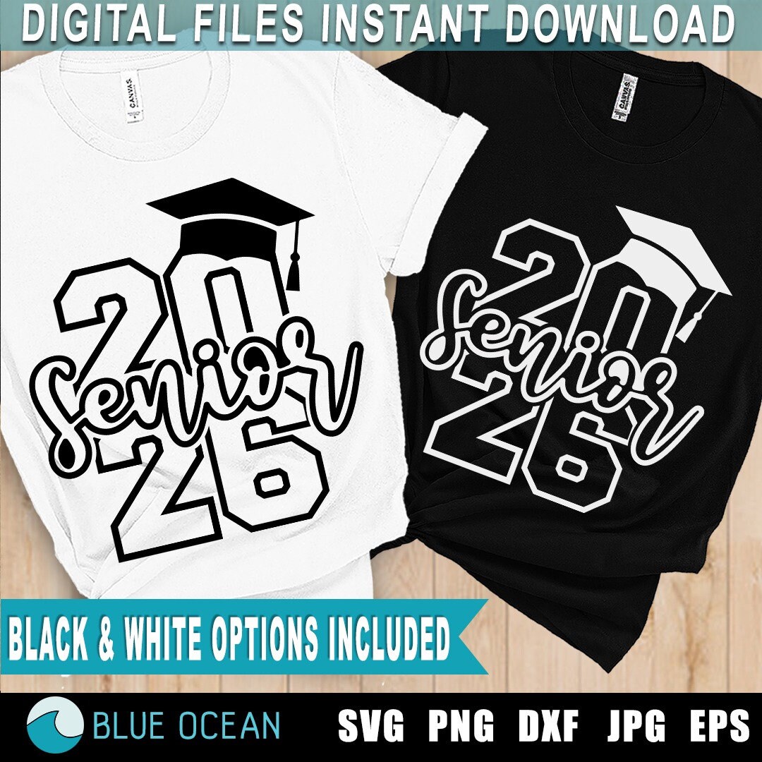 Senior 2026 SVG, Senior Class 2026 SVG, Graduation 2026 SVG, Senior