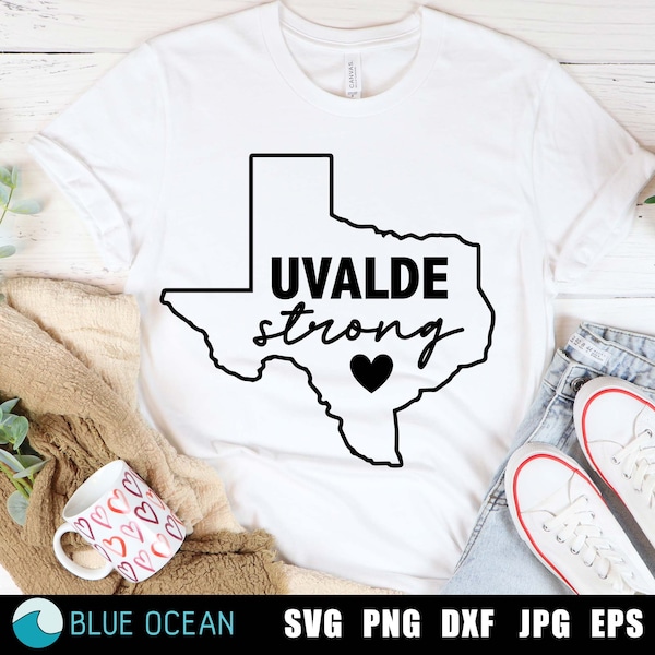 Uvalde Strong SVG, Pray For Texas SVG, We,  Uvalde Texas SVG,  Protect our kids