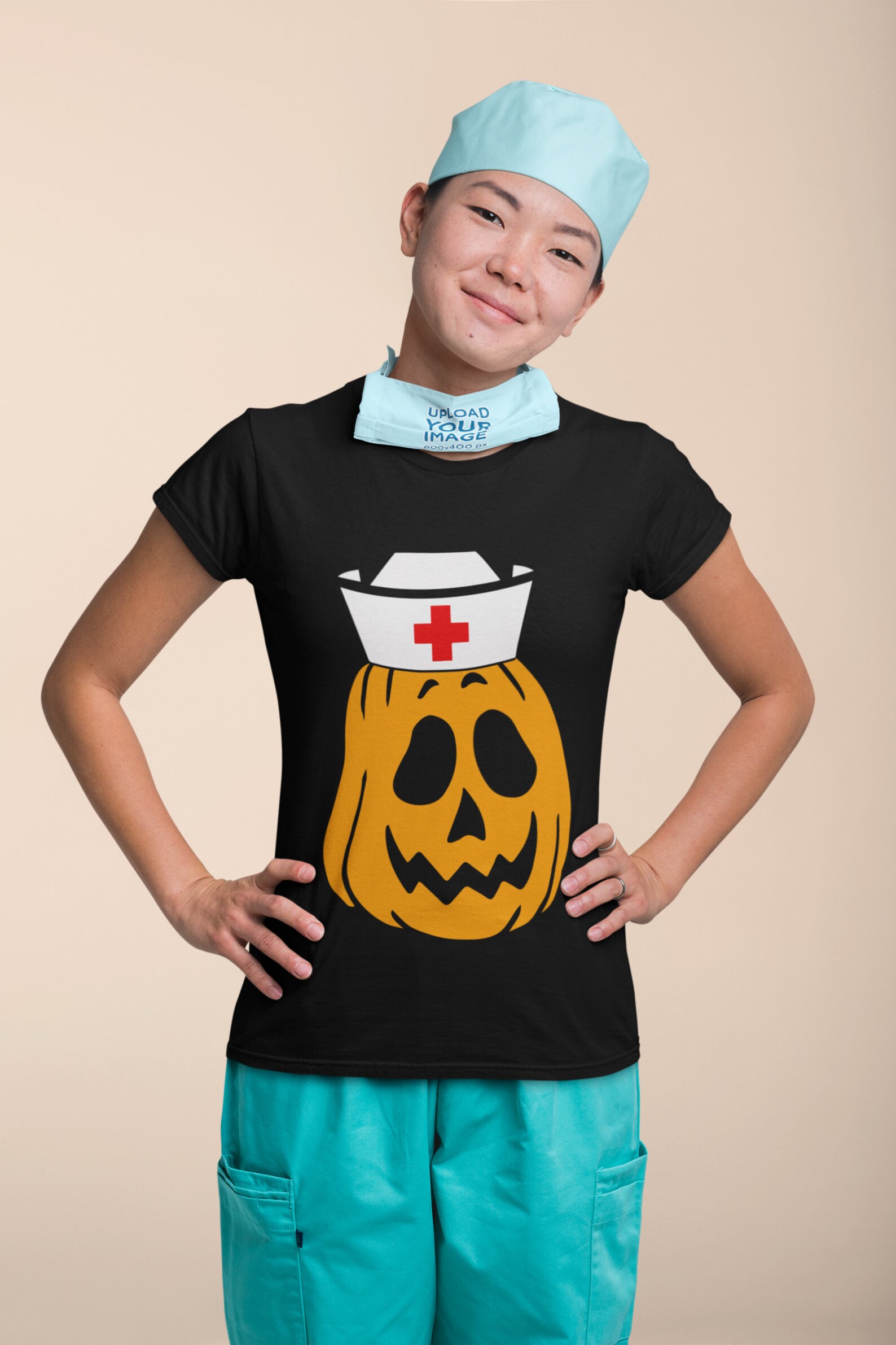 Pumpkin Nurse SVG Halloween Nurse SVG Halloween SVG - Etsy