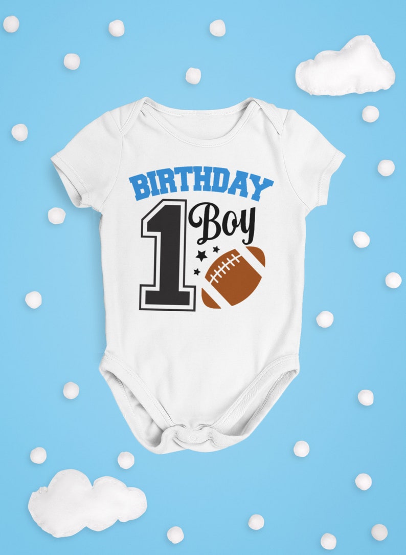 1st Birthday Football Svg Birthday Boy Svg Football Svg Etsy