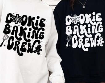 Cookie Baking Crew SVG: Christmas Shirt Design (Digital Download)