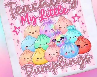 Professora Kawaii com Bolinhos PNG, Bolinhos Pequenos, Design de Volta às Aulas (Download Digital)