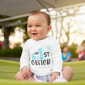 My 1st Easter Boy SVG, My First Easter SVG, Easter Boy Bunny Ears ...