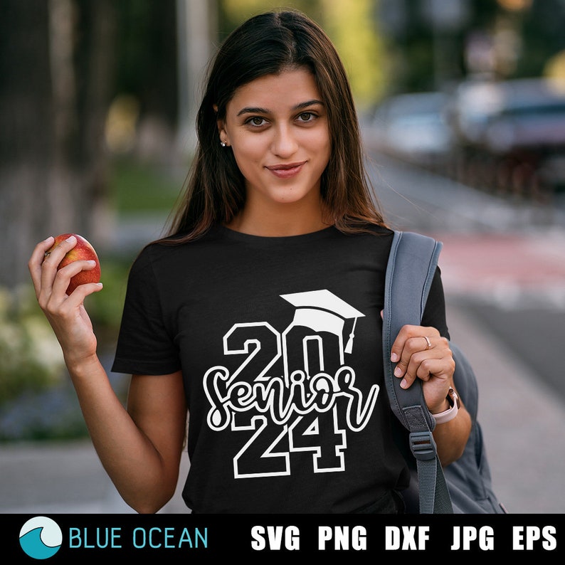 Senior 2024 SVG Class of 2024 SVG Graduation 2024 SVG Etsy New Zealand