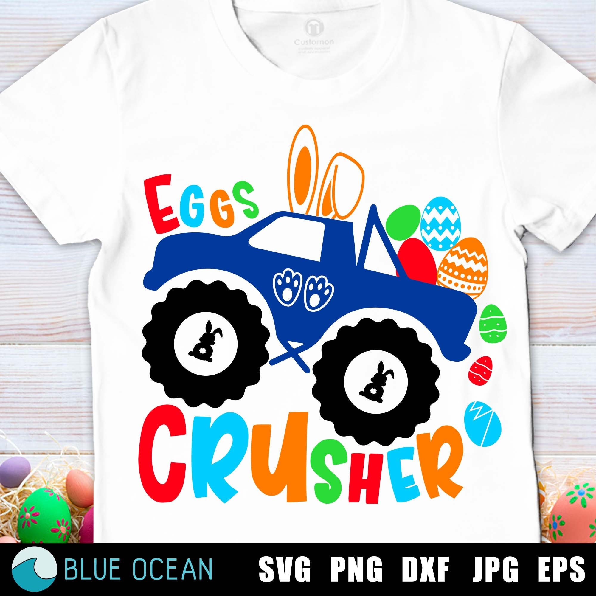 Eggs Crusher SVG Crushing Eggs Svg Easter Boy SVG Easter Etsy
