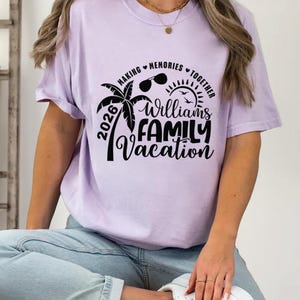Family Vacation SVG, Family Vacation 2026, Making memories together, Summer Family Vacation, Family Shirts SVG image 6
