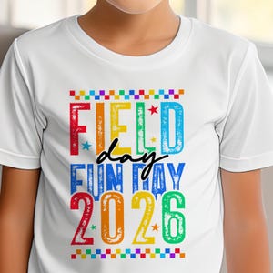 Field Day 2026 PNG-paket, rutig, sliten design (digital nedladdning) bild 7
