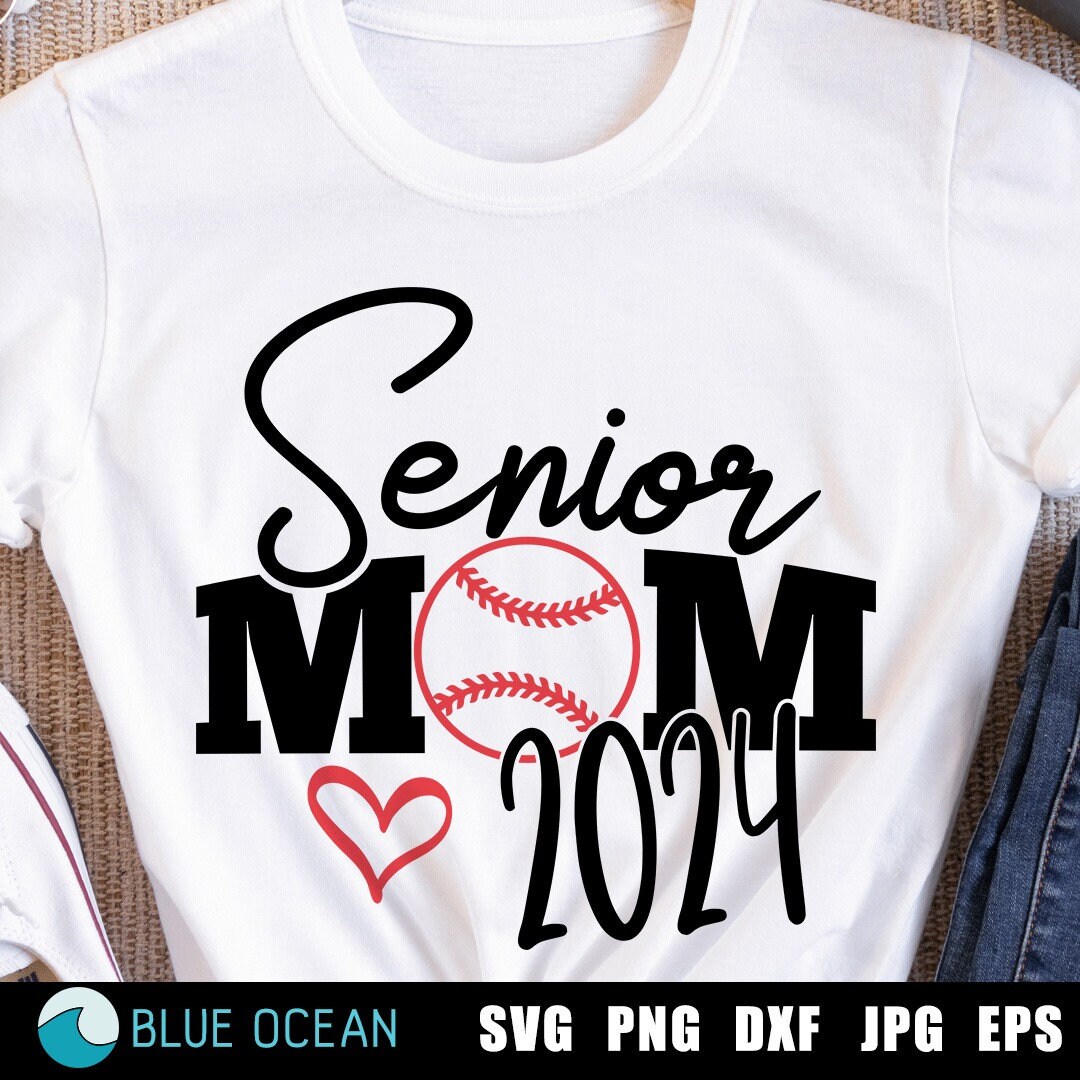 Senior Mom svg, Baseball mom svg, Softball, grunge distressed, png, dxf,  svg files for cricut, , senior night, vinyl cut file