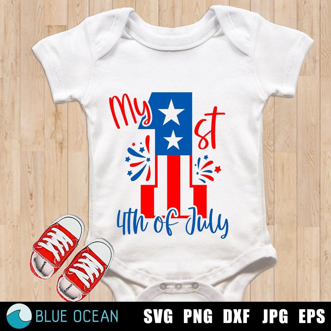 My 1st 4th of July SVG My First 4th of July SVG 4th of July - Etsy