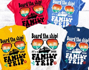 Family Cruise Trip 2026 SVG, Vacation Shirt Design (Digital Download)