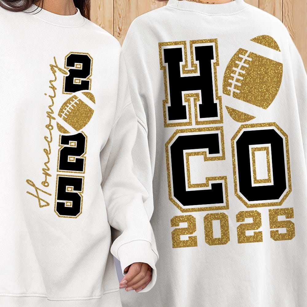 Homecoming Football SVG: Hoco 2025 Shirt Design (digital Download) - Etsy