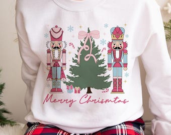 Pinker Weihnachtsnussknacker PNG: Girly kokettes Design (Digital Download)