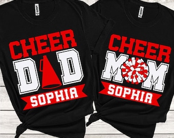 Cheer Mom SVG, Cheer Dad SVG, Cheerleading family SVG, Custom Cheer Svg, Chearleader shirt Png, Cheer couple Svg, png, Cheer Sublimation Png