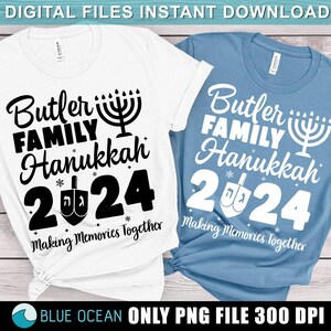 Hanukkah SVG, SVG de la famille de Hanukkah, Hanukkah 2024 SVG, svg chemise Hanukkah, Svg juif,