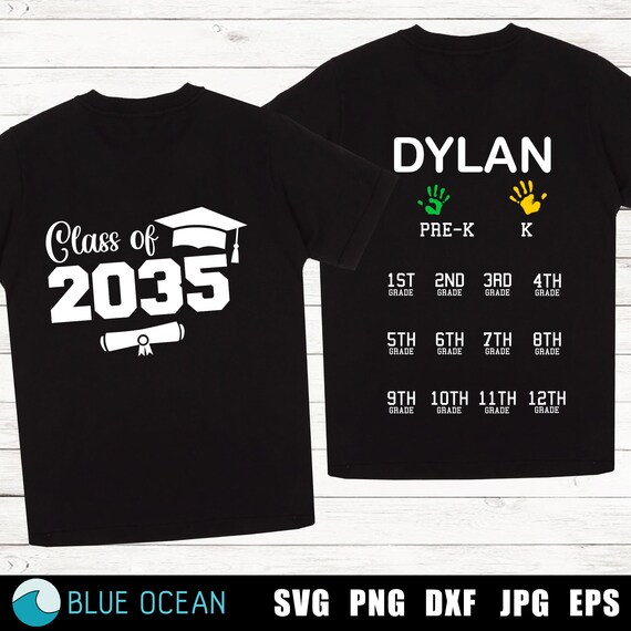 Class of 2035 SVG Class of 2035 Grow With Me SVG Class of | Etsy