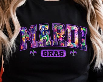 Mardi Gras Design, PNG File, 300 DPI, Instant Download