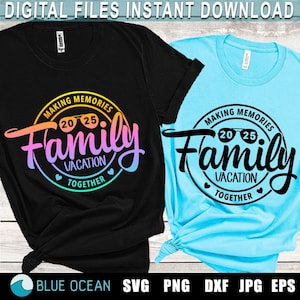 Familievakantie 2025 SVG, familievakantie shirt, familievakantie 2025 png, samen herinneringen maken