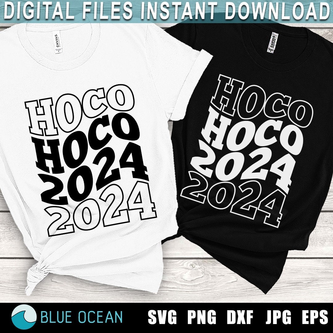 Hoco 2024 SVG, 2024 SVG, Reunion Svg, Hoco Shirt, SVG Files