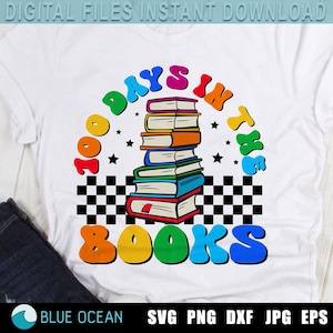 100 Days of School SVG: Teacher Shirt Design (Digital Download)