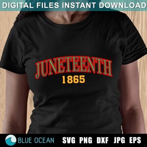 Juneteenth SVG, Schwarze Geschichte SVG, Black Power SVG, Schwarze Frau SVG, Seit 1865 SVG, svg Dateien für Circut, Sublimation Png