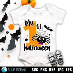 Mein erstes Halloween SVG, Mein 1. Halloween SVG, Kinder Halloween SVG, Baby Halloween SVG