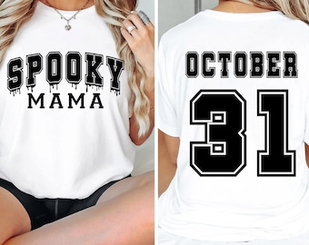 Retro Spooky Mama SVG: Halloween October 31st (Digital Download)