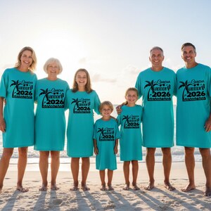 Cancun 2026 Svg, Familjesemester Cancun 2026 Svg (digitala filer Sublimering DTF Cricut) bild 12