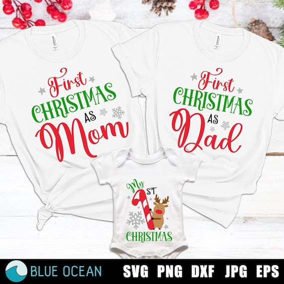 My First Christmas SVG First Christmas as a Mom SVG First