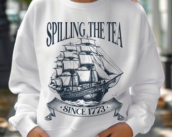 Spilling the tea since 1773 SVG, American Freedom Svg, 4th Of July Svg, Retro 4th of july Png, Vintage 4th of July SVG
