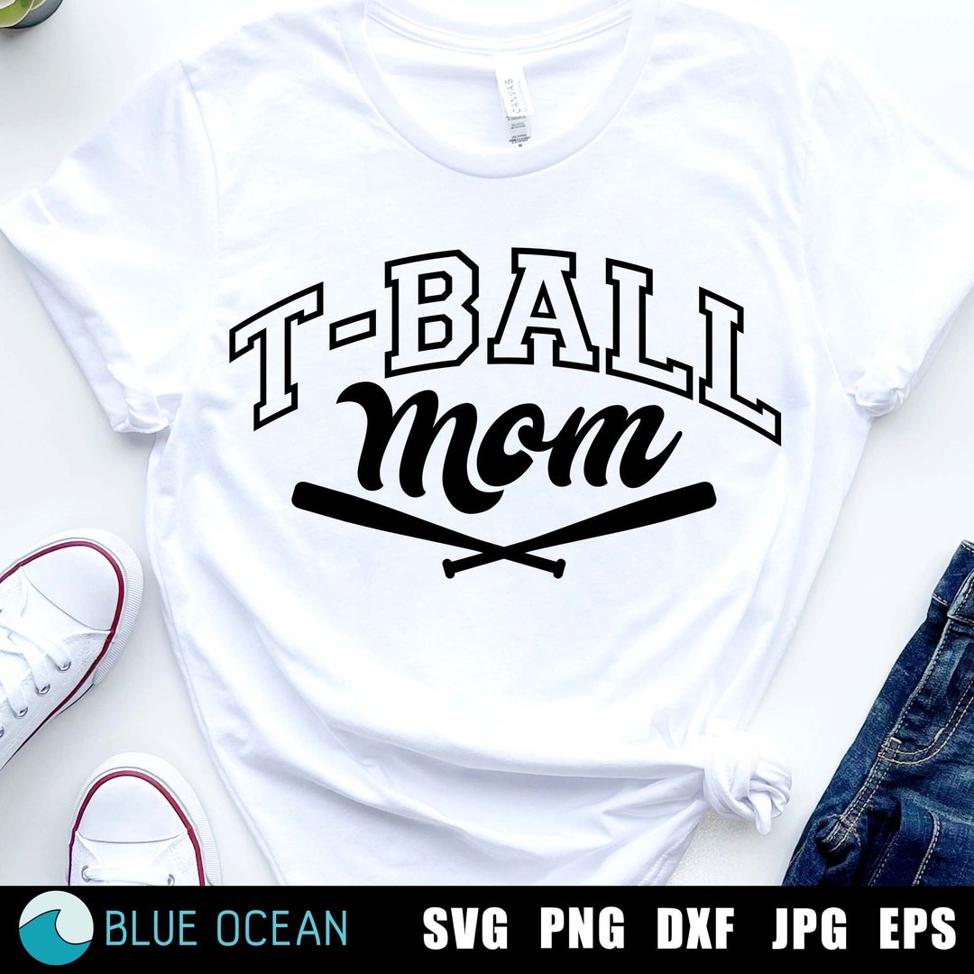 Tball Mom SVG, Sports Mom Svg, Tee Ball Mama Svg T Ball Mom Shirt Svg