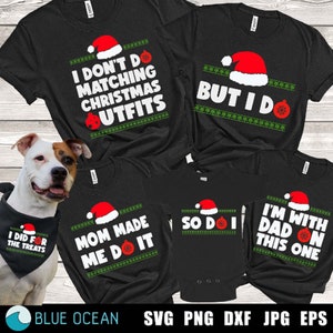 Eu não faço roupas de Natal combinando SVG, mas eu faço SVG, SVG de Natal engraçado, camisetas de Natal de casal, Natal sarcástico