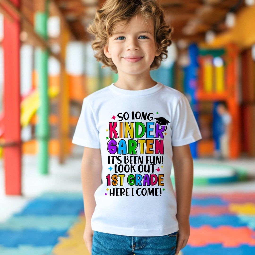 Kindergarten Graduation SVG: so Long Kindergarten, 1st Grade Here I ...