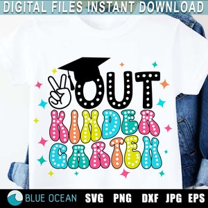 Peace out kleuterschool SVG, laatste schooldag png, einde school SVG, kleuterschool afstuderen 2025 png