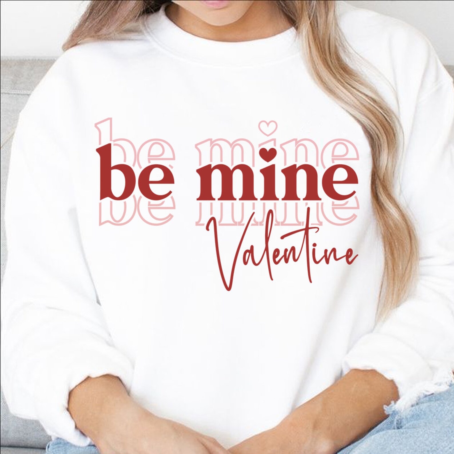 Be Mine Valentine SVG: Retro Valentine Shirt Design (digital Download ...